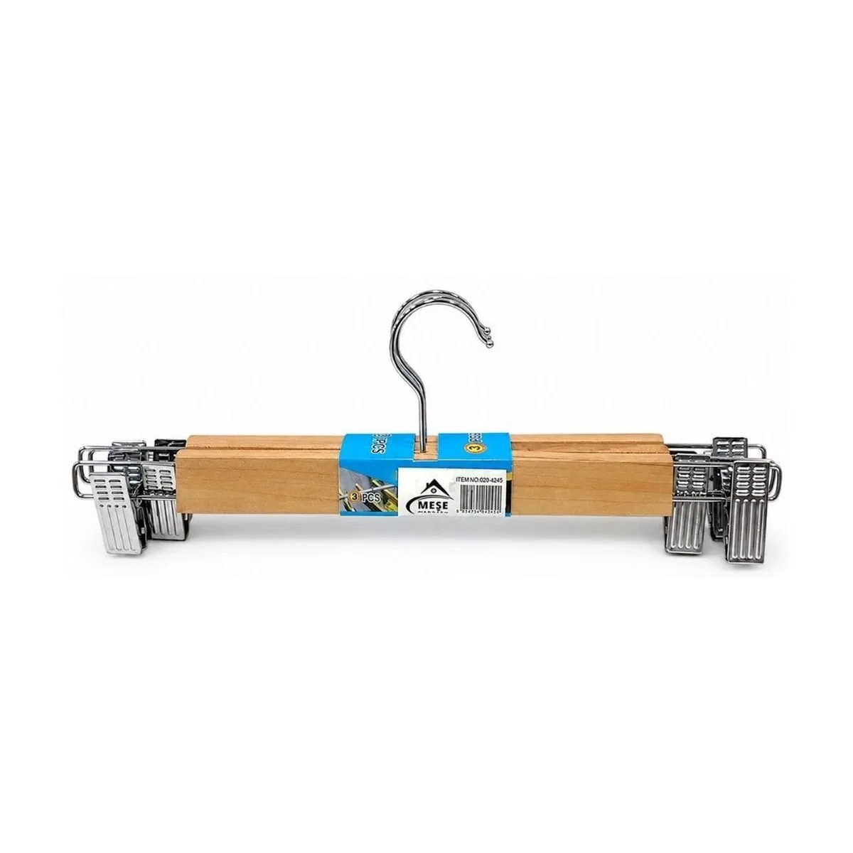 Ahşap Mandallı Etek Askısı 33 cm görsel 2