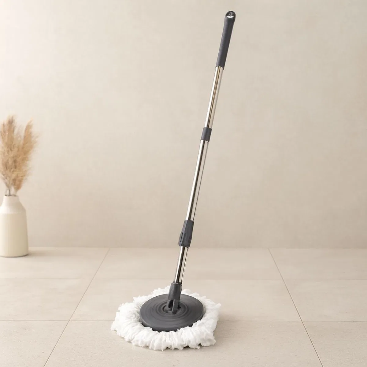 Otomatik 360° Mikrofiber Mop Seti 110 cm Sap görsel 2