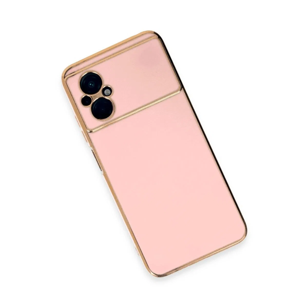 Xiaomi Poco M5 Kılıf Volet Silikon - Pembe görsel 3