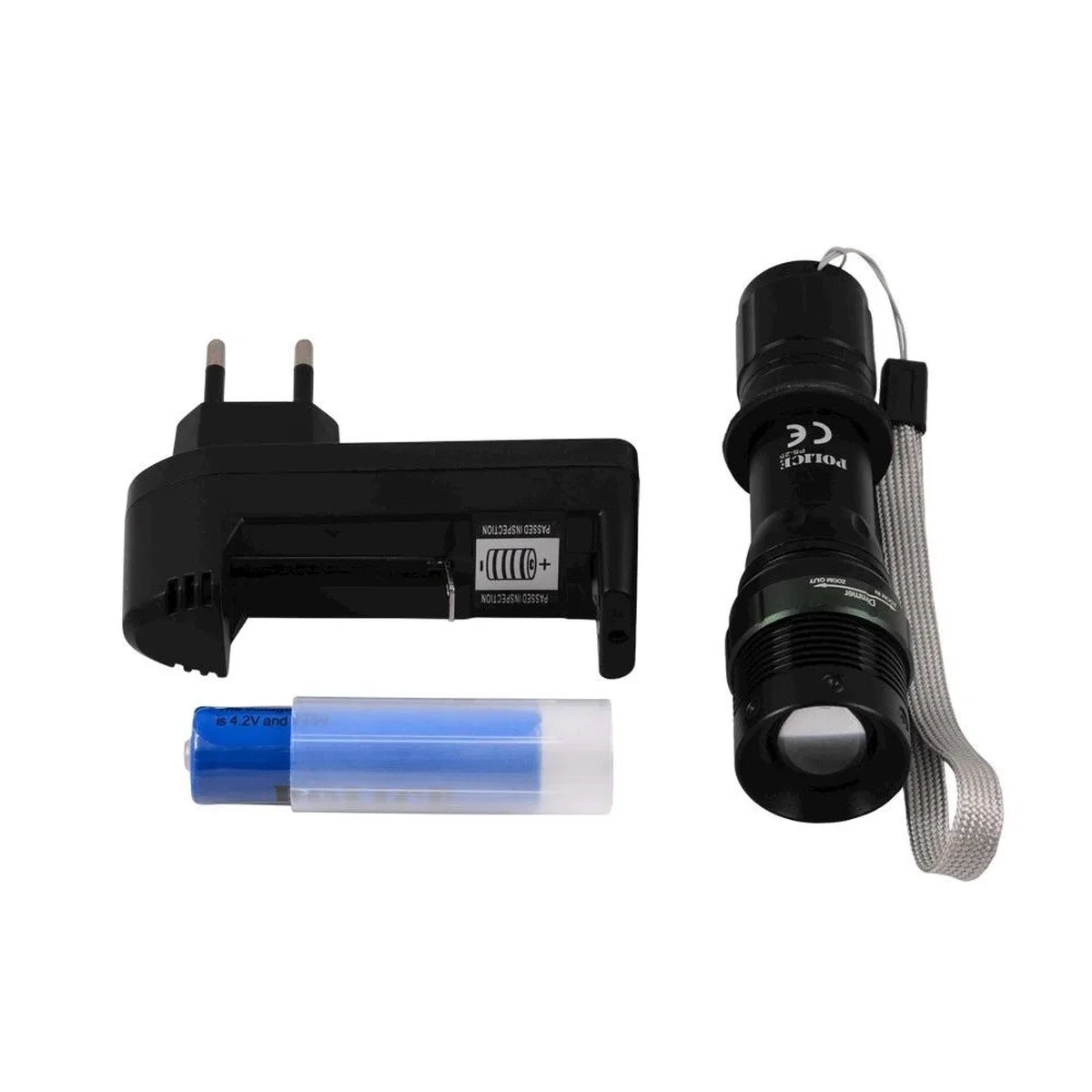 Ps-25 Cree Q5 Power Led Zoomlu Şarjlı El Feneri görsel 3