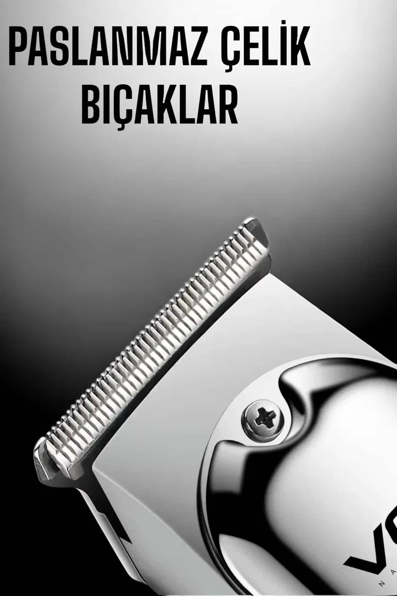 Tıraş Makinesi Paslanmaz Çelik Taraklı Güçlü Motor görsel 5
