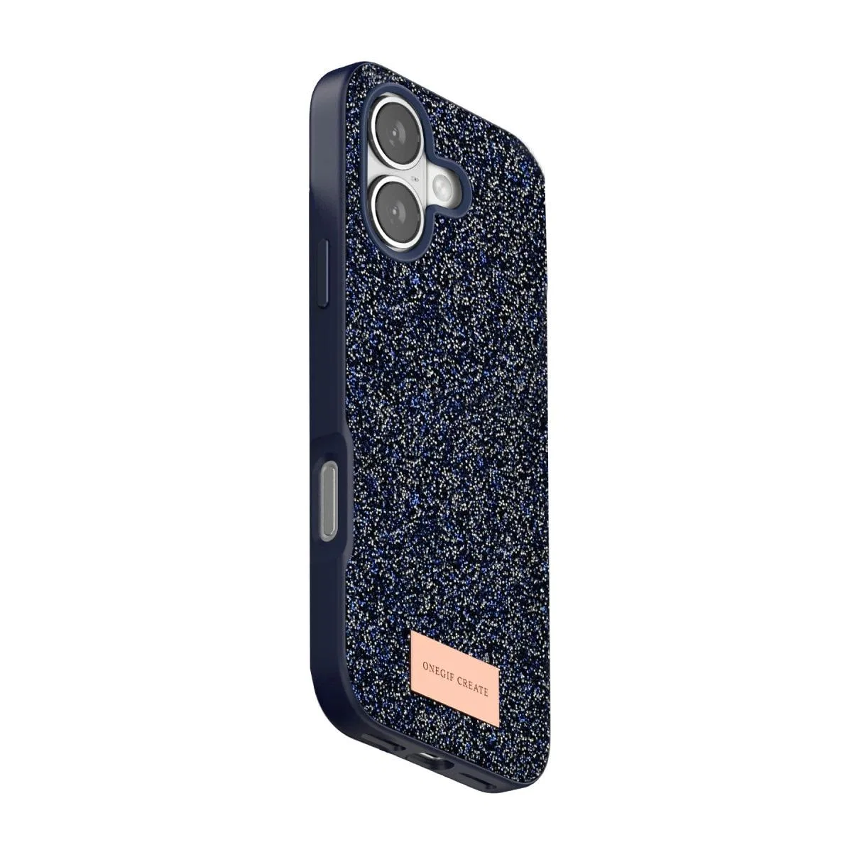 Onegif Apple İphone 17 Bright Simli Kapak - Mavi görsel 3