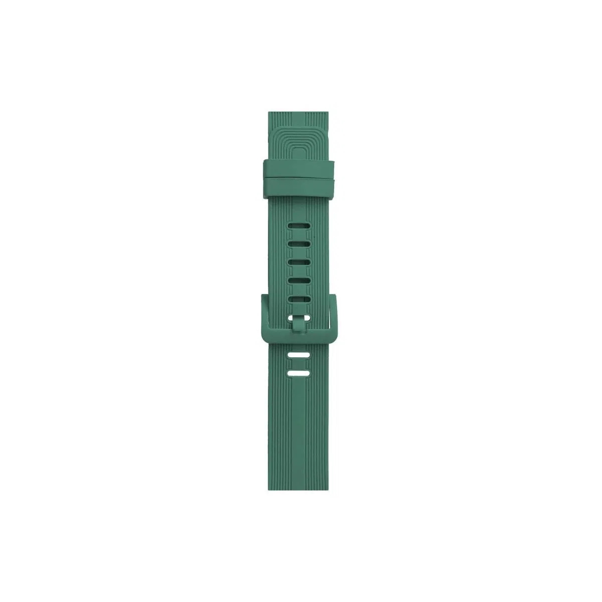 Apple Watch 38mm Kr408 Çizgili Silikon Kordon - Yeşil görsel 3
