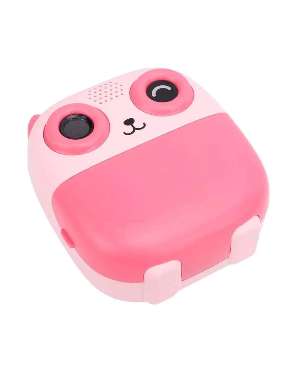 Çocuklar İçin Baskılı Mini Kamera 6 Kalem 5 Kağıt Rulosu Hediyeli Eğlenceli Fotoğraf Makinesi görsel 4