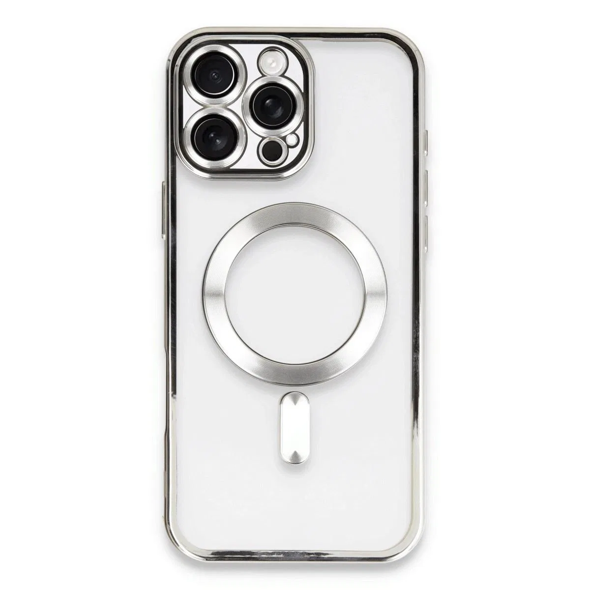 Apple İphone 16 Pro Max Kılıf Kross Magneticsafe Kapak - Gümüş