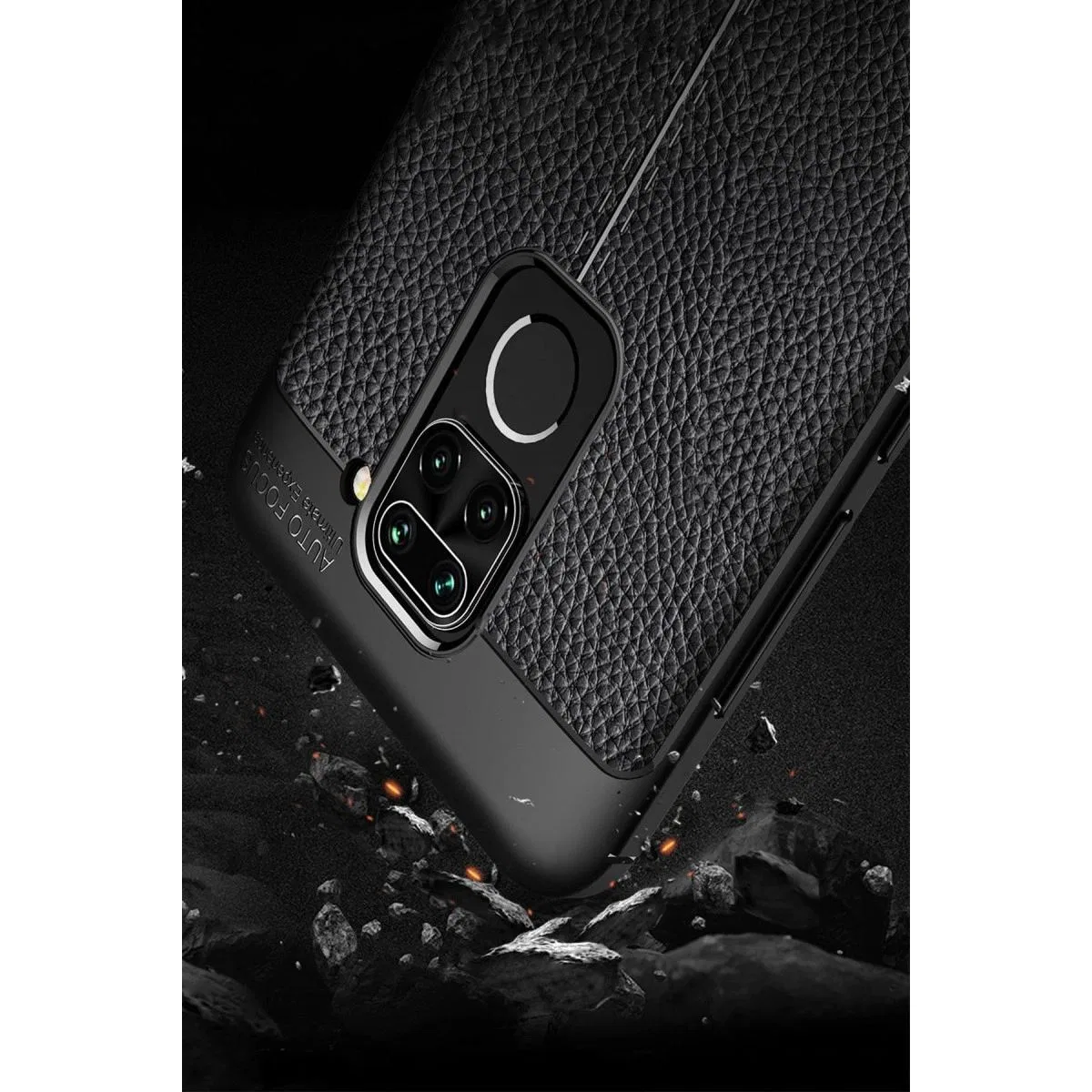 Xiaomi Redmi Note 9 Kılıf Auto Focus Kapak - Lacivert görsel 4