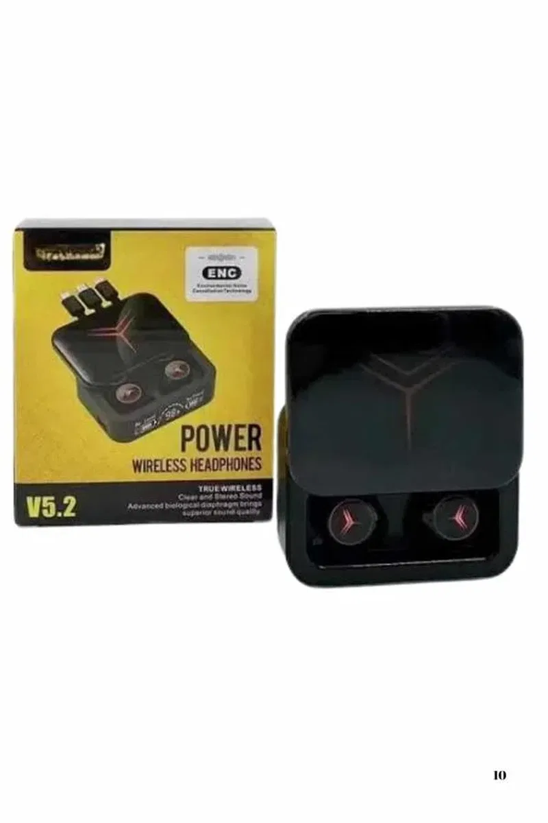 Kablosuz Şarj Göstergeli Powerbank Özellikli Bluetooth Kulaklık Çağrı Cevaplayabilen görsel 5