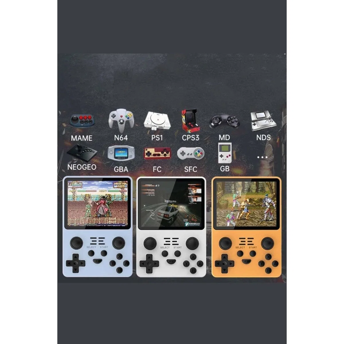 Powkıddy Rgb20s 64gb Retro Gamepad - Beyaz görsel 3