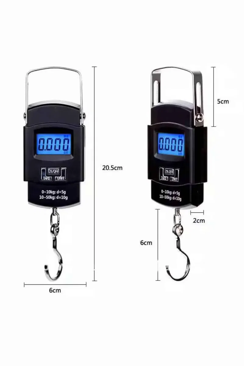 El Kantarı Dijital El Terazisi 50 Kg Kapasiteli LCD Ekranlı görsel 5