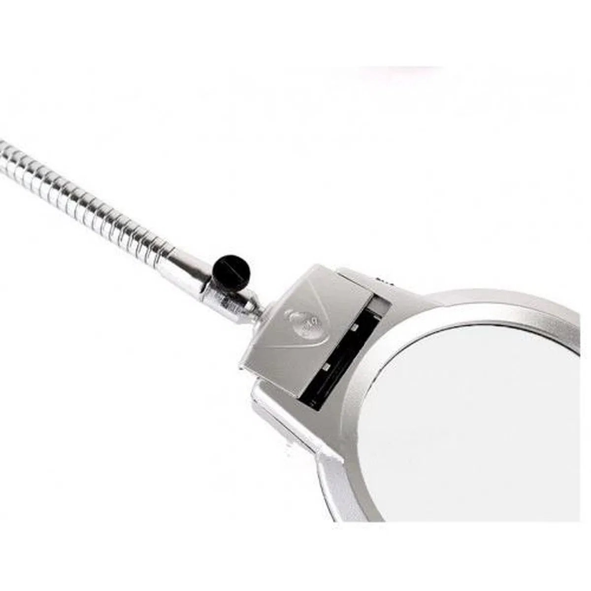 2. 5x90 Mm 5x24 Mm Büyüteç, Mandallı Metal Hortumlu Masa Üstü Büyüteç görsel 5