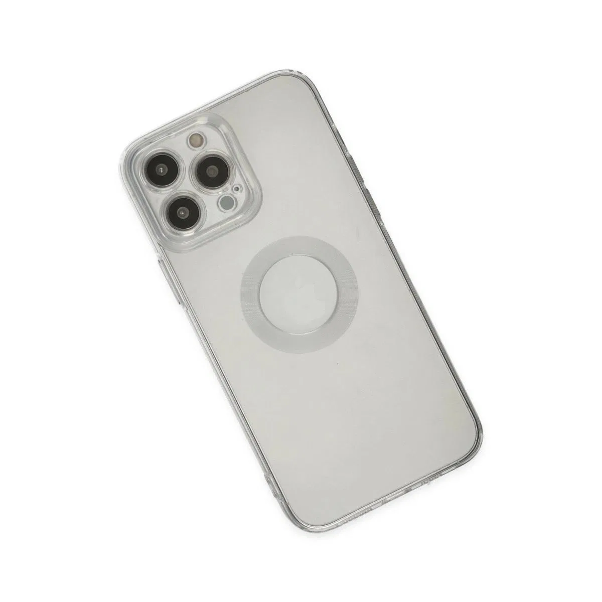 Apple İphone 13 Pro Max Kılıf Santa Lens Silikon - Şeffaf görsel 5