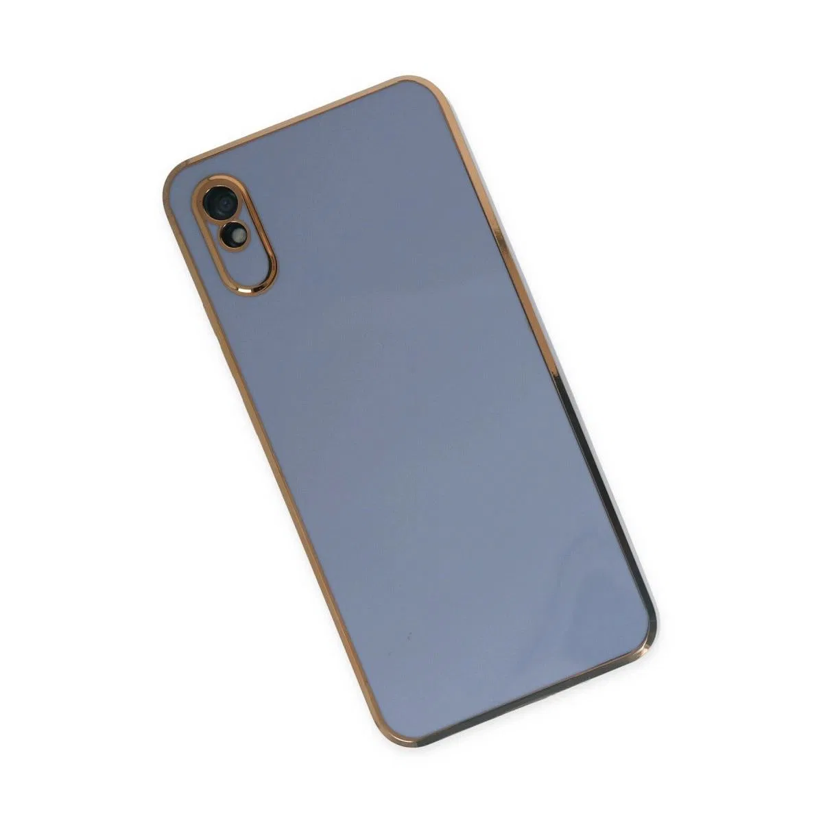 Xiaomi Redmi 9a Kılıf Volet Silikon - Mavi görsel 2