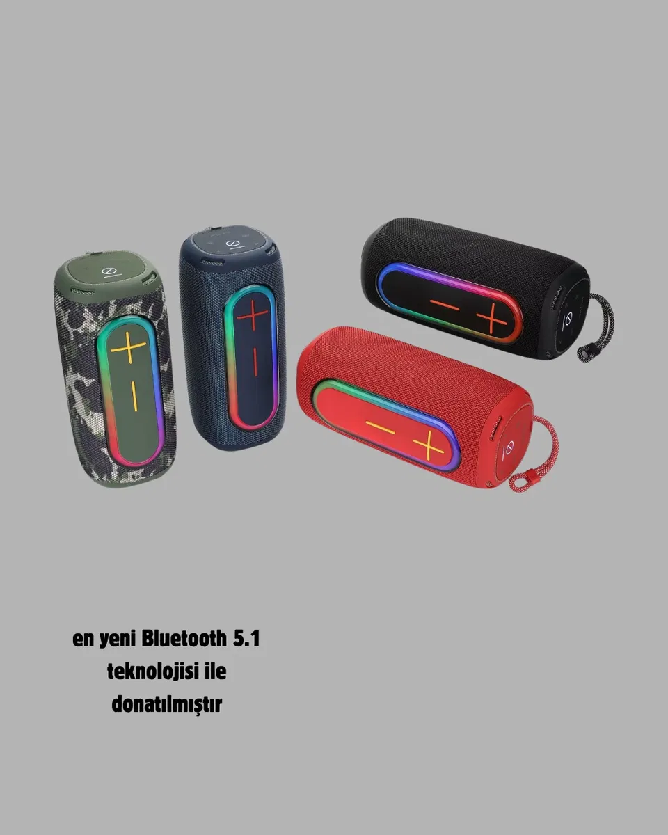 Yeni Nesil Bluetooth 5. 1 Hoparlör – Güçlü Ses, Hızlı Bağlantı, Uzun Pil Ömrü görsel 3