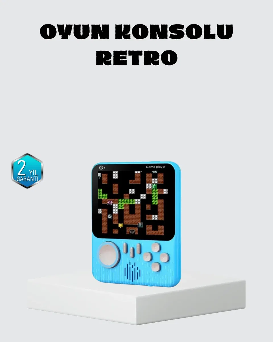 666 Oyunlu Retro Mini Oyun Konsolu – 3. 5" LCD Ekran ve Çift Kişilik Oyun