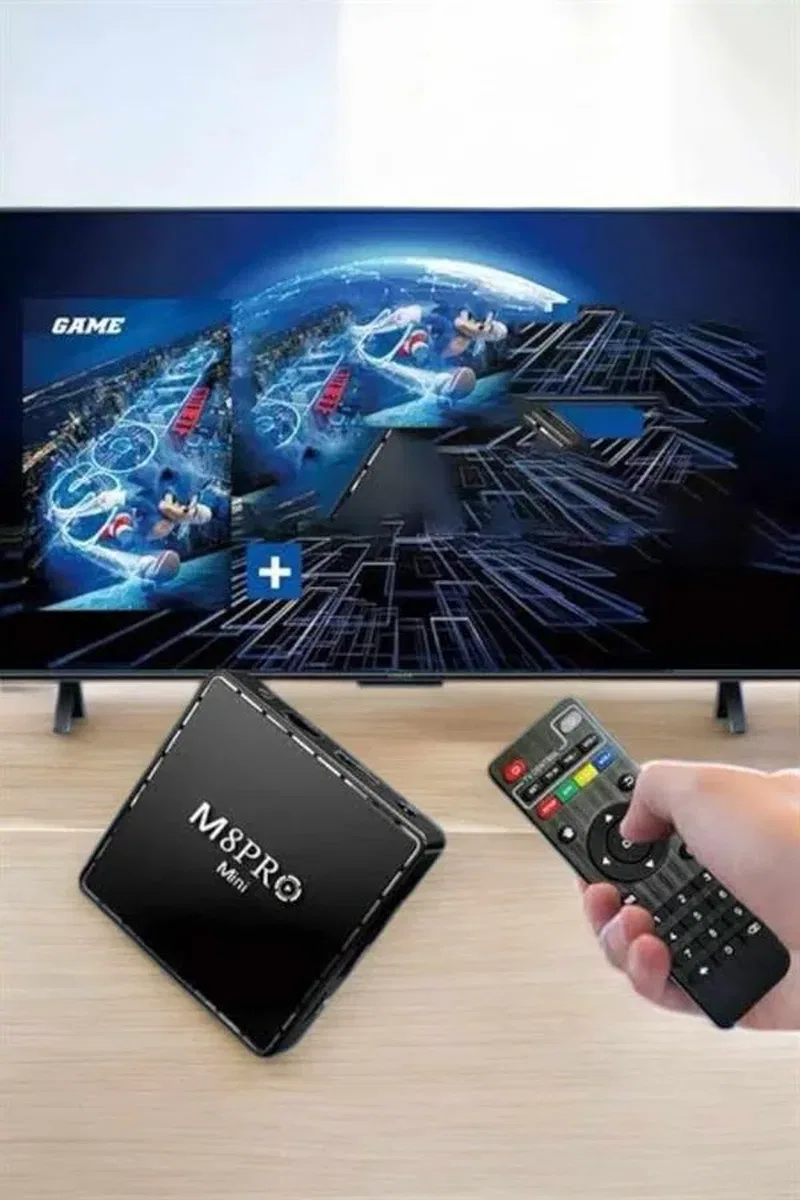 Oyun Konsolu Çift Kollu 1000 Oyunlu TV Box Netflix Youtube Atari görsel 3