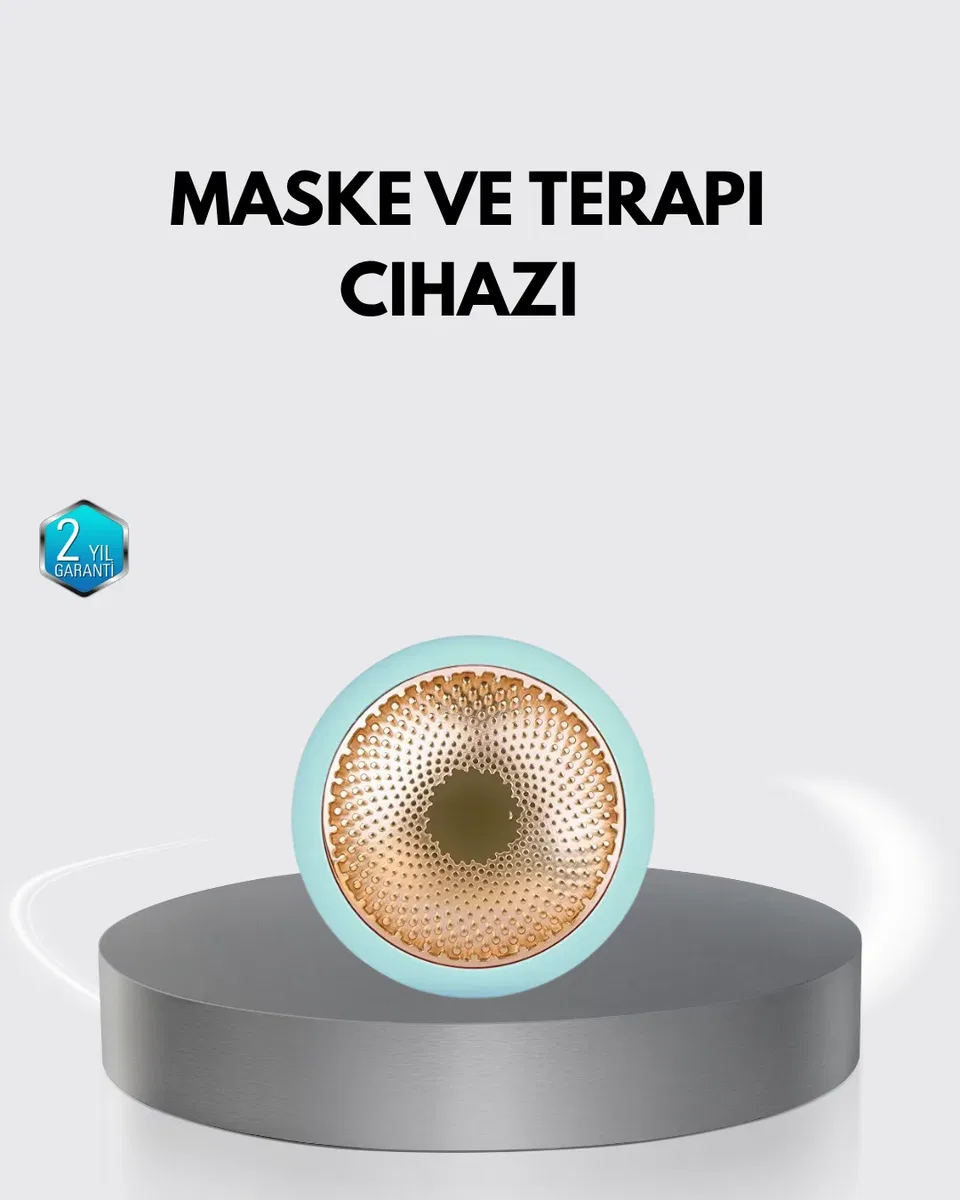 UFO Mini Akıllı Maske Cihazı – 90 Saniyede Işıltılı Cilt, Termoterapi ve LED Işık Bakımı