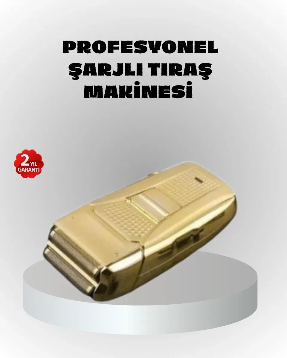 Profesyonel Erkek Tıraş Makinesi Islak Kuru Kullanım ve Şarjlı Sistem