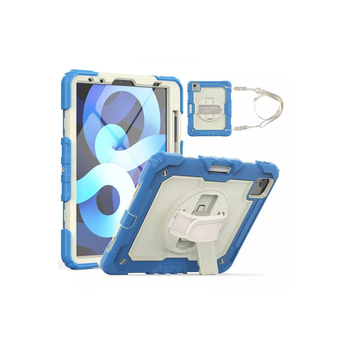 Apple İpad Pro 11 (2020) Kılıf Strap New Tablet Kapak - Mavi