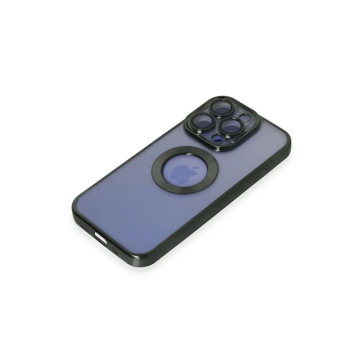 Apple İphone 15 Pro Kılıf Slot Silikon - Köknar Yeşili görsel 4