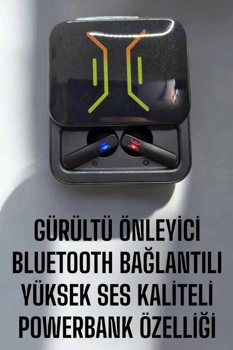 Kablosuz Bluetooth Kulaklık Powerbankli Uzun Pil Ömrü Yüksek Ses Kaliteli görsel 3