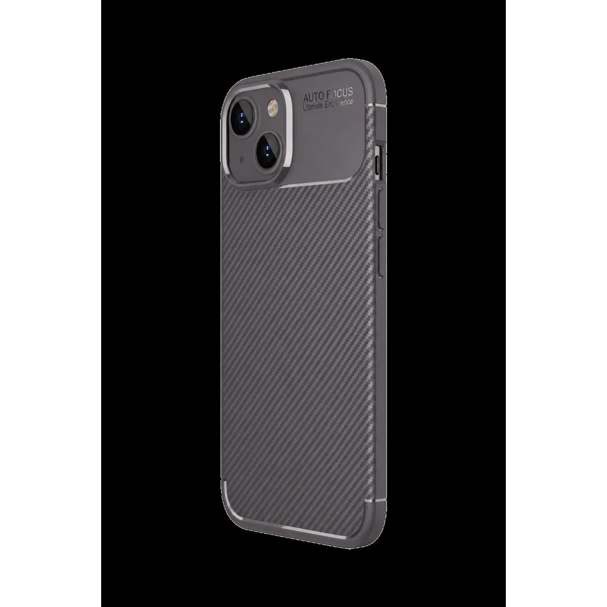 Apple İphone 15 Kılıf Auto Focus Karbon Kapak - Gri görsel 2