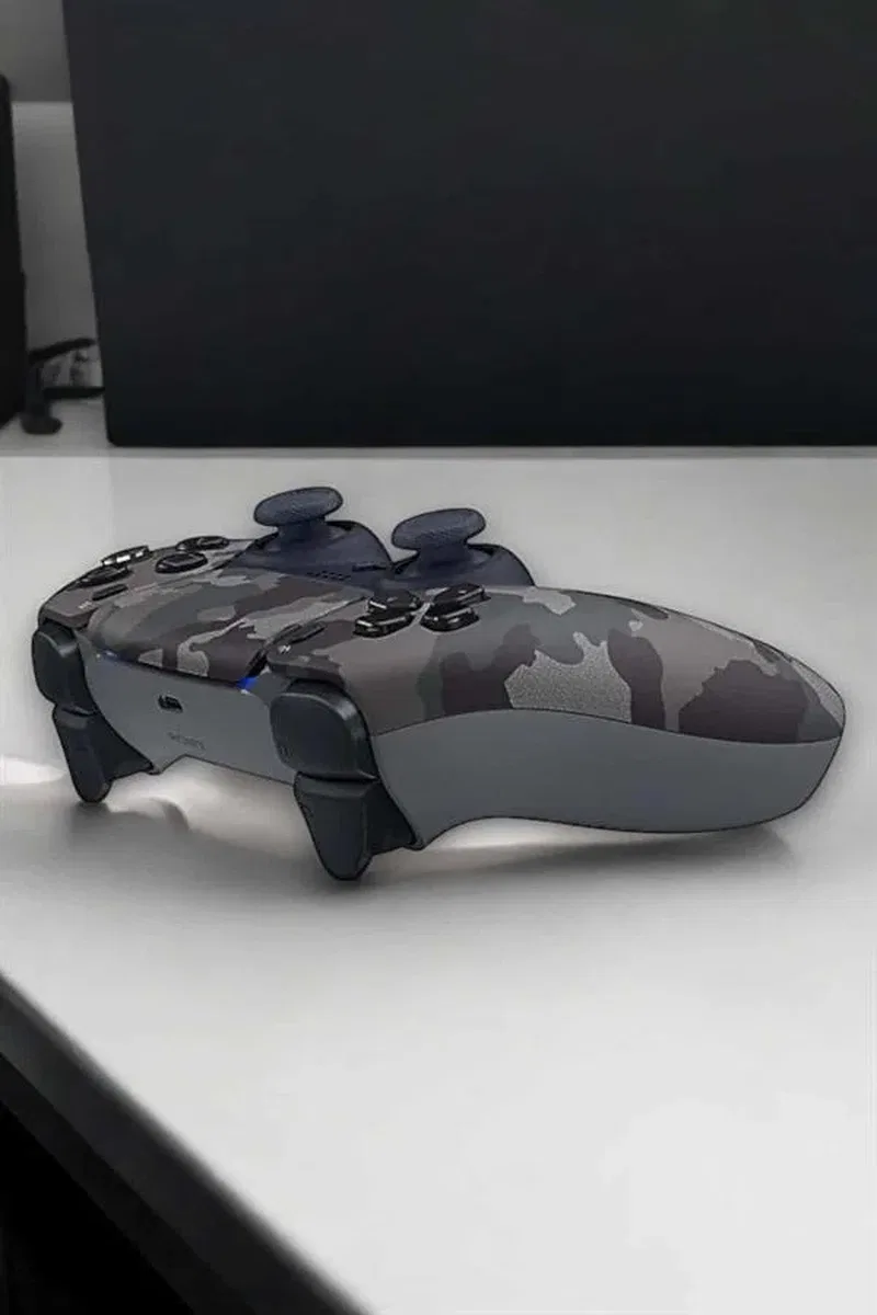 PS4 Oyun Kolu Kamuflaj Desenli Joystick görsel 3