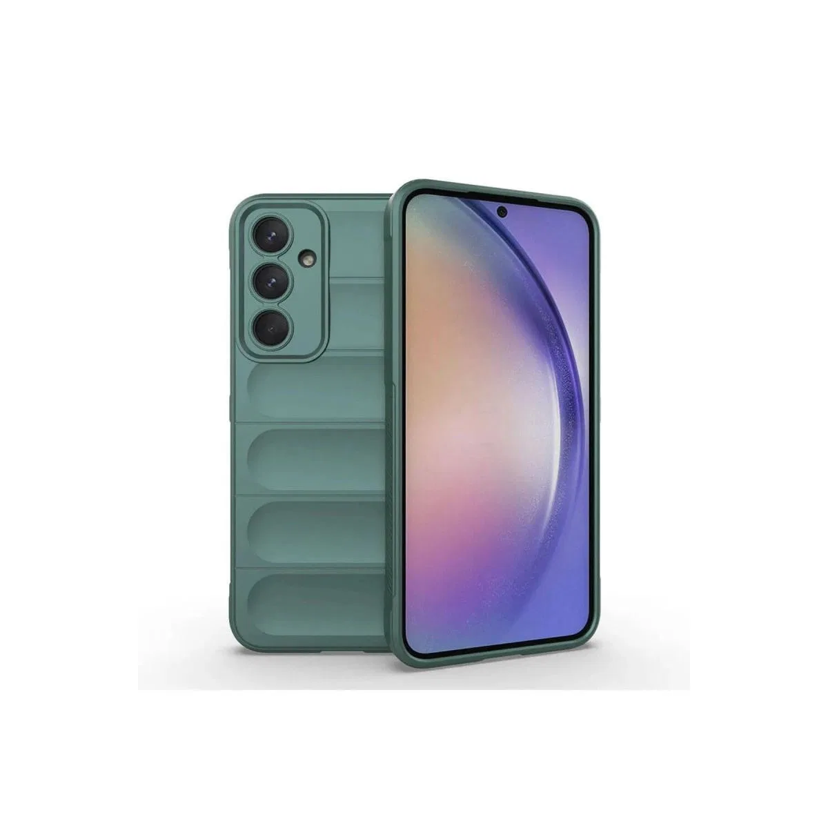 Samsung Galaxy A26 Kılıf Optimum Silikon - Koyu Yeşil görsel 2