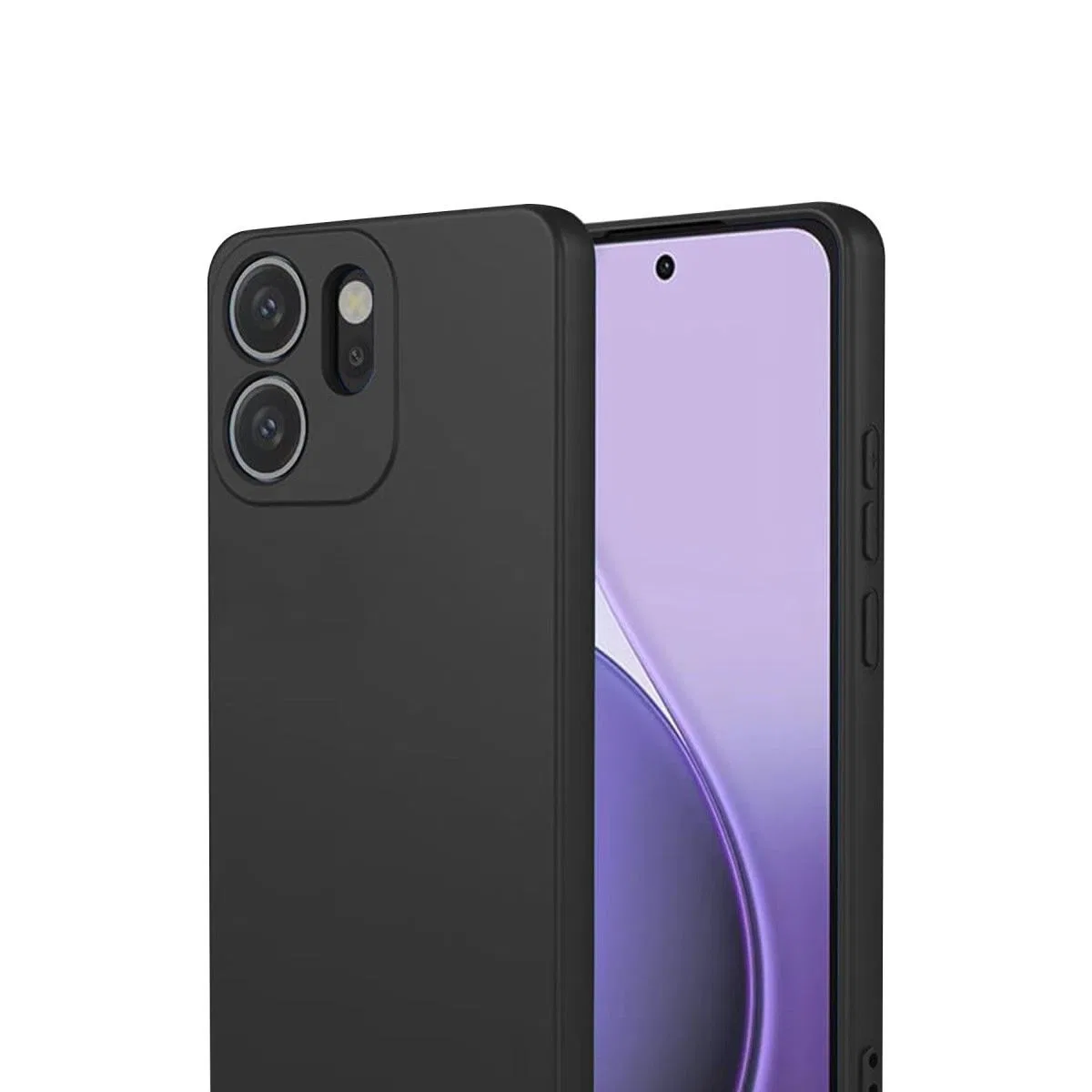 Oppo Reno 14f First Silikon - Siyah görsel 2