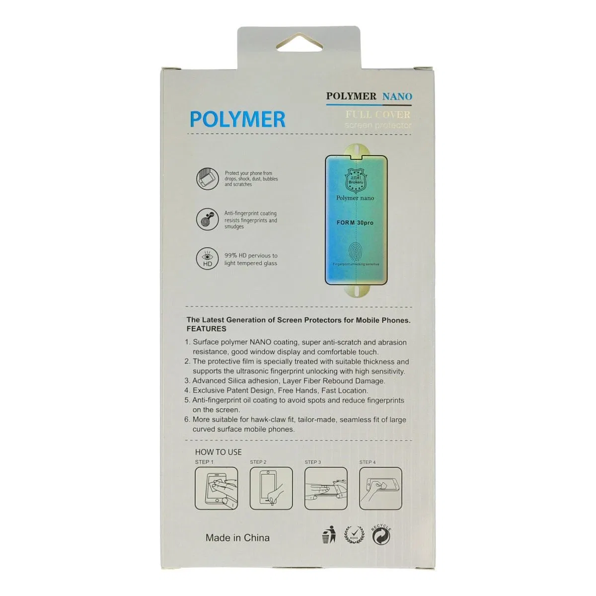 Samsung Galaxy S10 Polymer Nano Ekran Koruyucu görsel 2