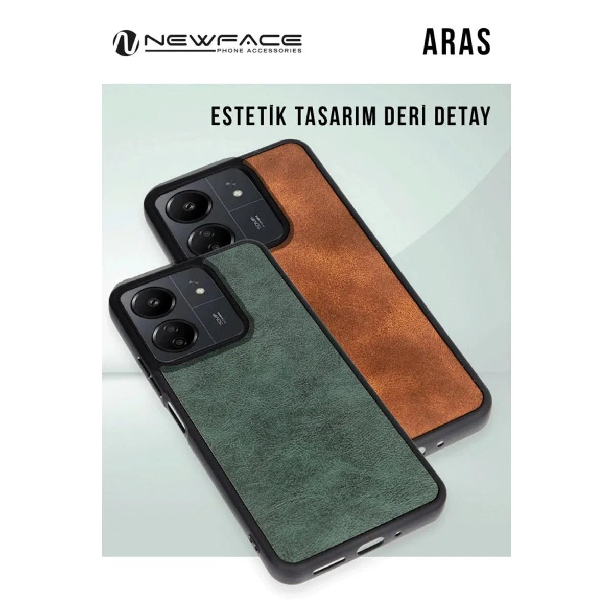 Samsung Galaxy A36 Kılıf Aras Deri Kapak - Lacivert görsel 3