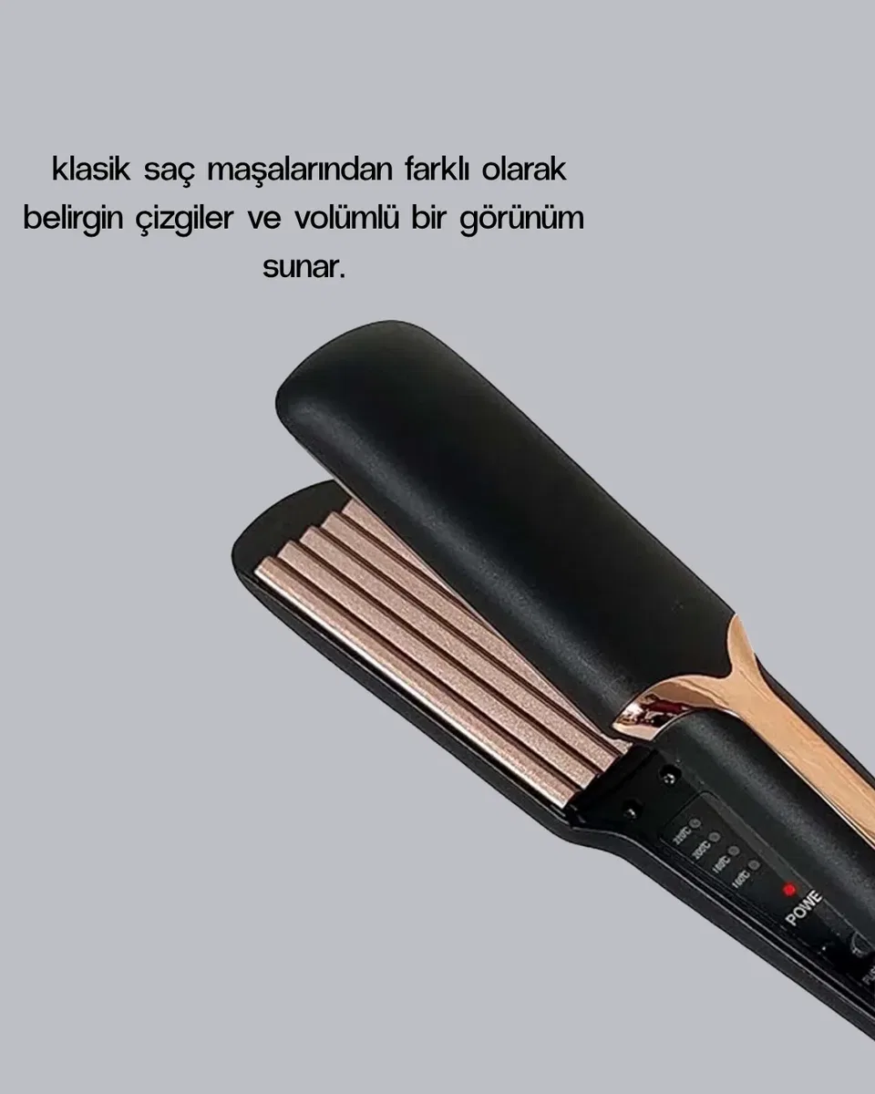 Tost Model Saç Maşası 220°C Hızlı Isınan görsel 4
