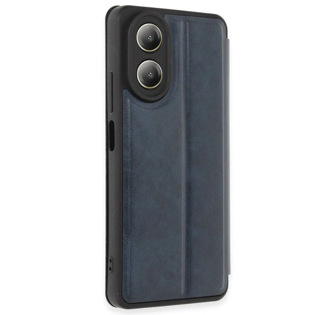 Oppo A38 Kılıf Flip Cover - Lacivert görsel 2