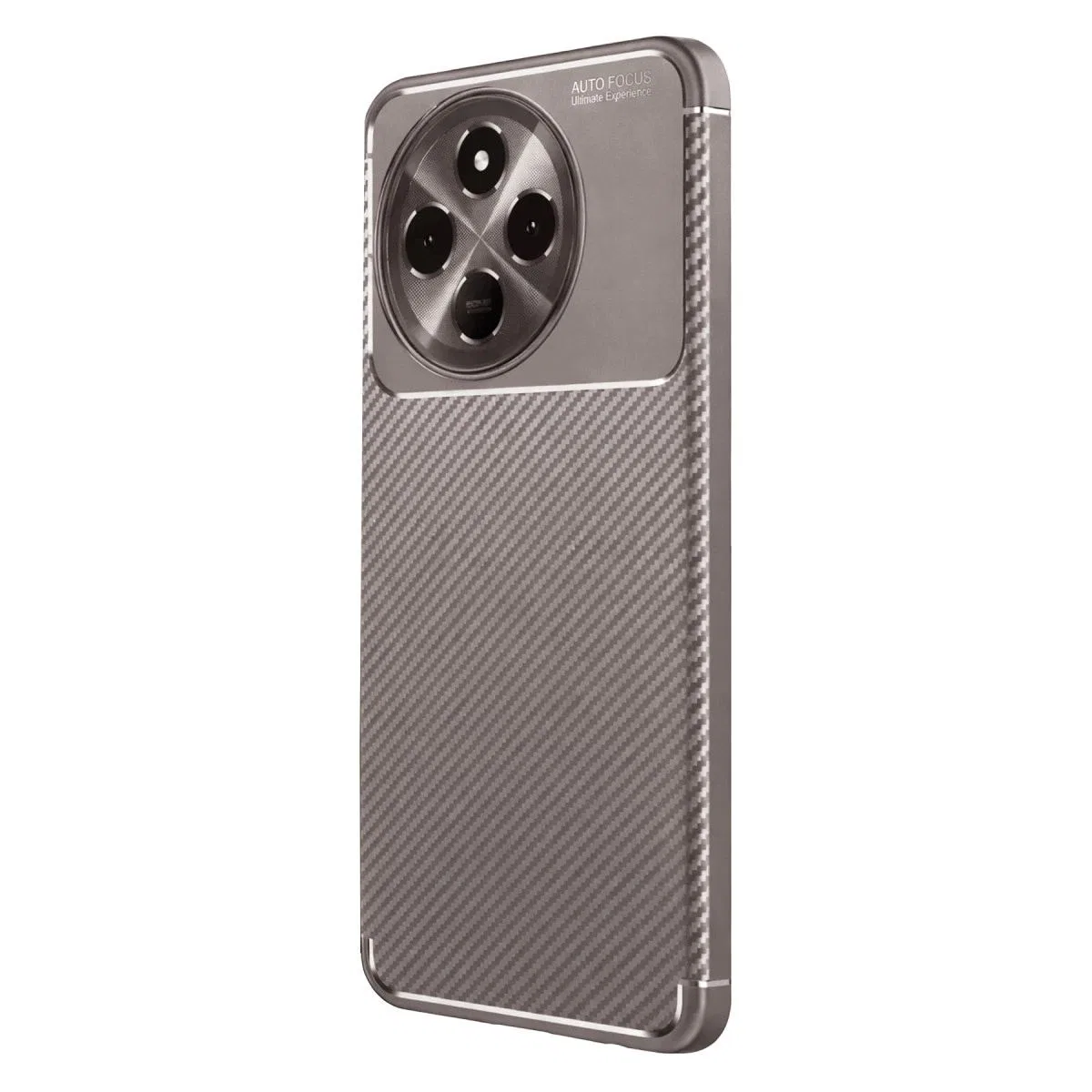 Tecno Spark 30 Pro Kılıf Auto Focus Karbon Kapak - Gri görsel 2