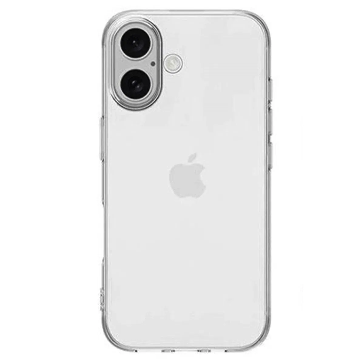 Apple İphone 16 Plus Kılıf Lüx Şeffaf Silikon görsel 2