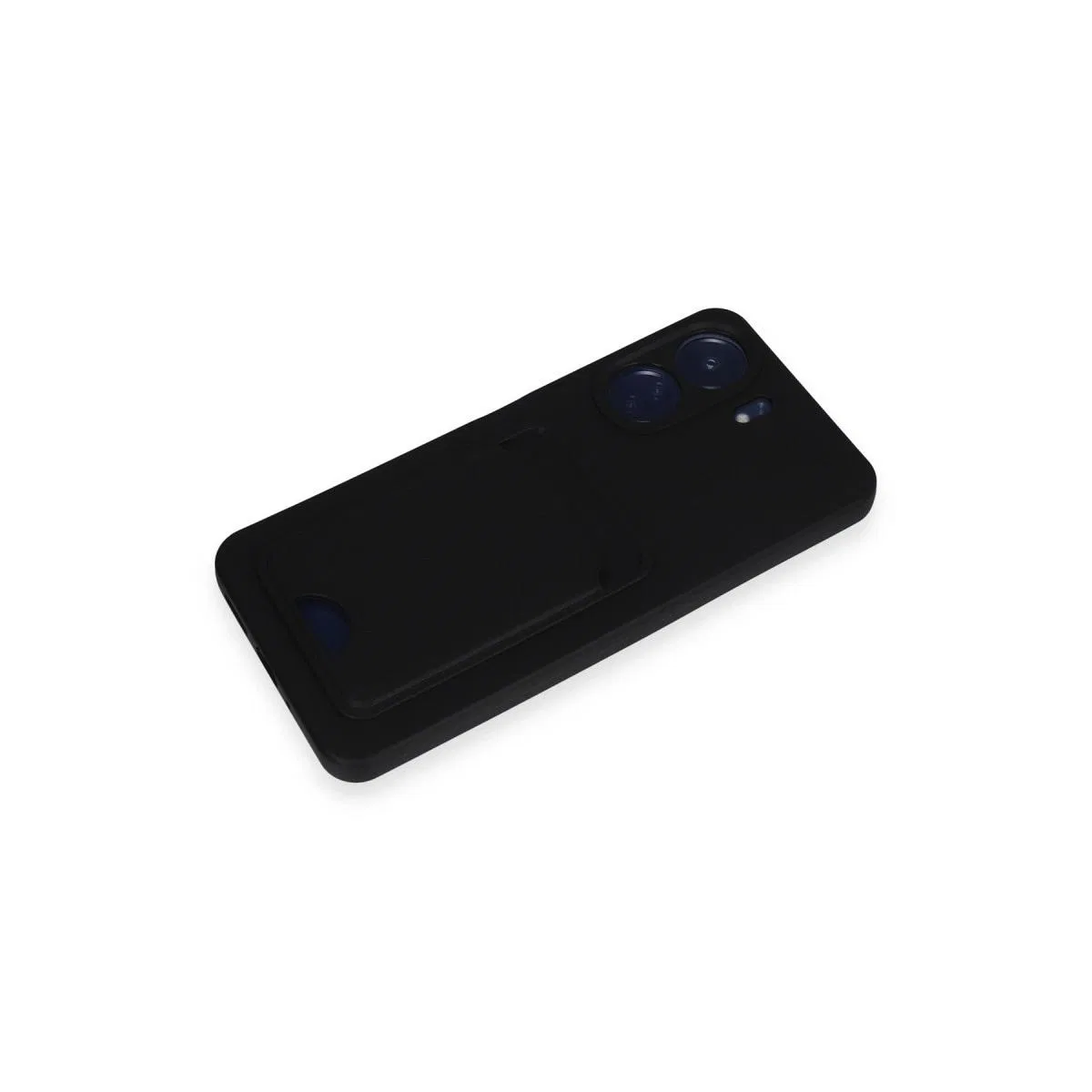 Xiaomi Redmi 13c Kılıf Kelvin Kartvizitli Silikon - Siyah görsel 4