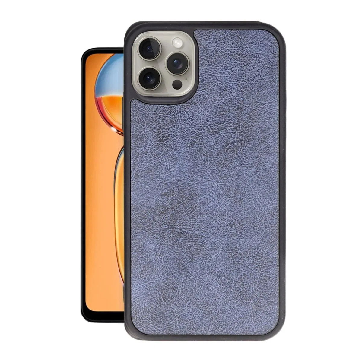 Apple İphone 14 Pro Max Kılıf Aras Deri Kapak - Lacivert