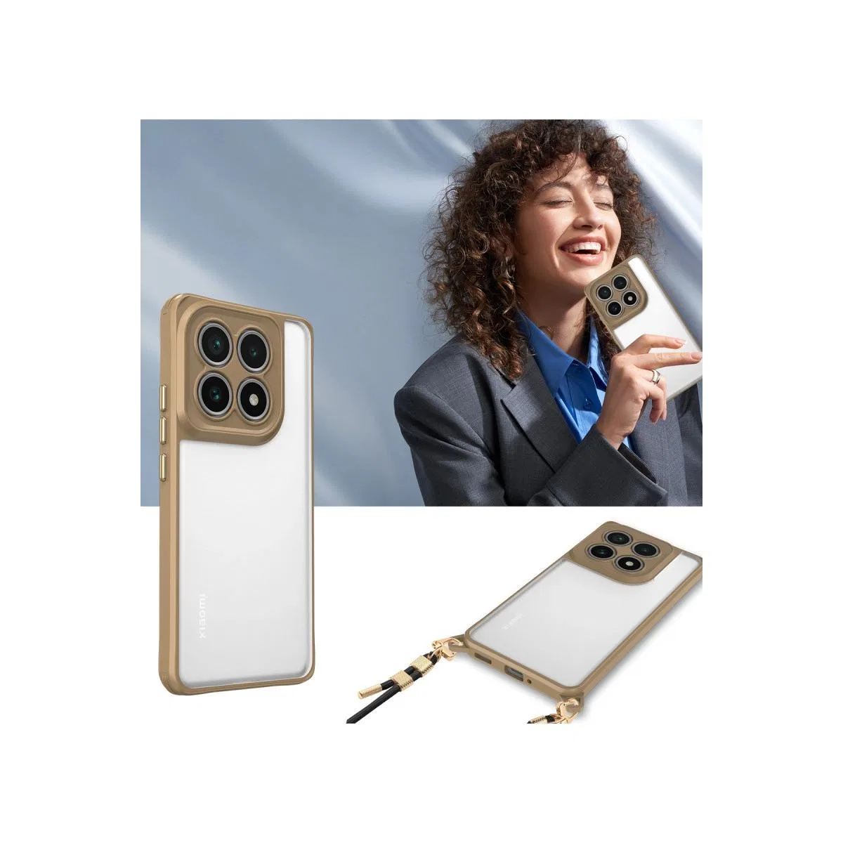 Xiaomi Mi 14t Pro Kılıf Penta Silikon Kılıf - Şeffaf görsel 3