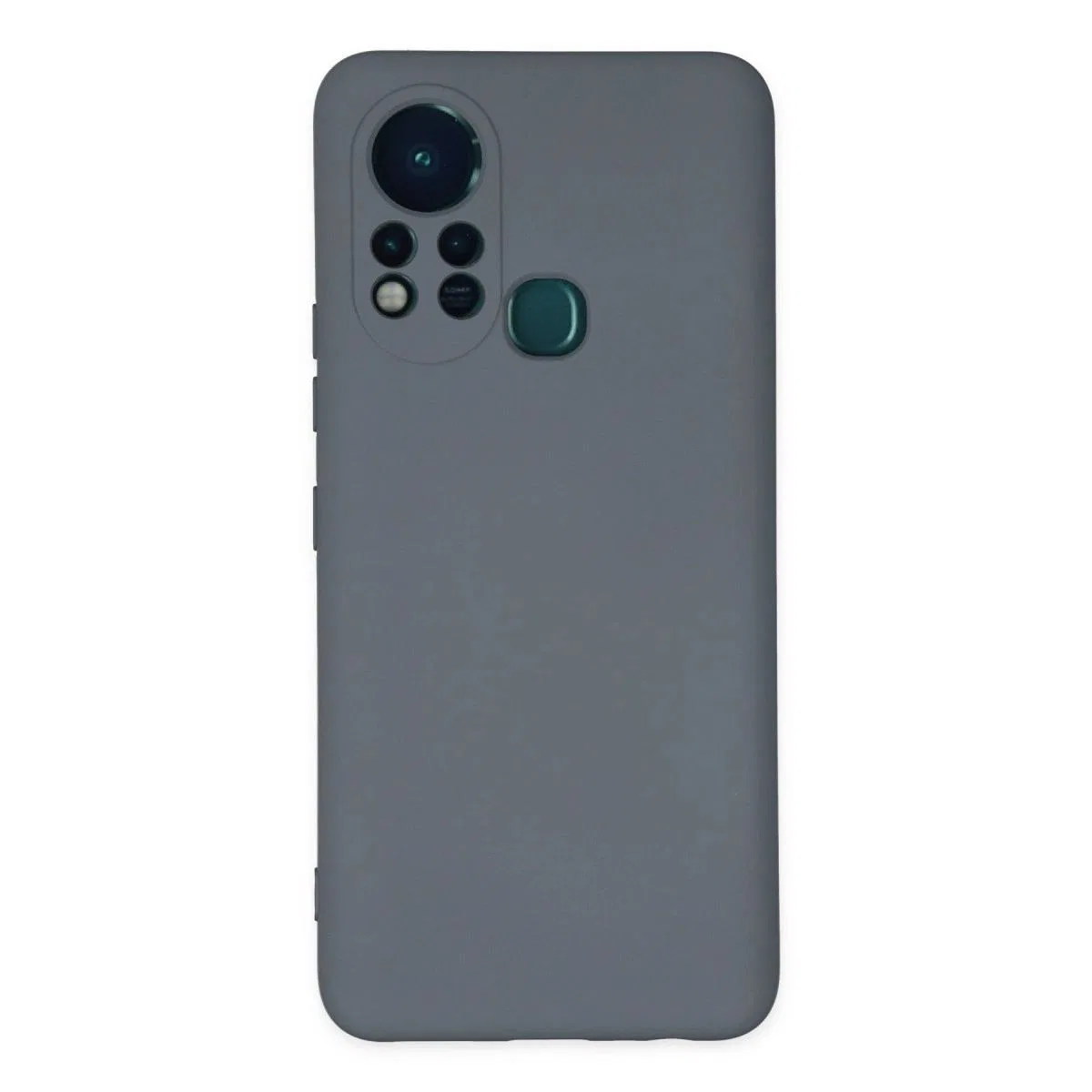 İnfinix Hot 11s Kılıf Nano İçi Kadife Silikon - Gri
