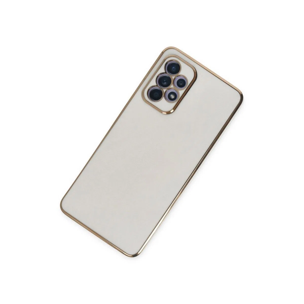 Samsung Galaxy A52 Kılıf Volet Silikon - Beyaz görsel 3