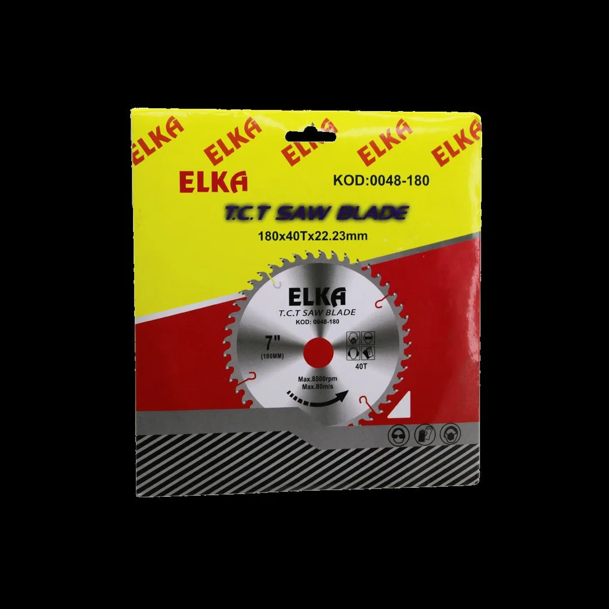 180 mm TCT Daire Testere Bıçağı - Ağaç/Sunta 40T (22. 23 mm) görsel 2