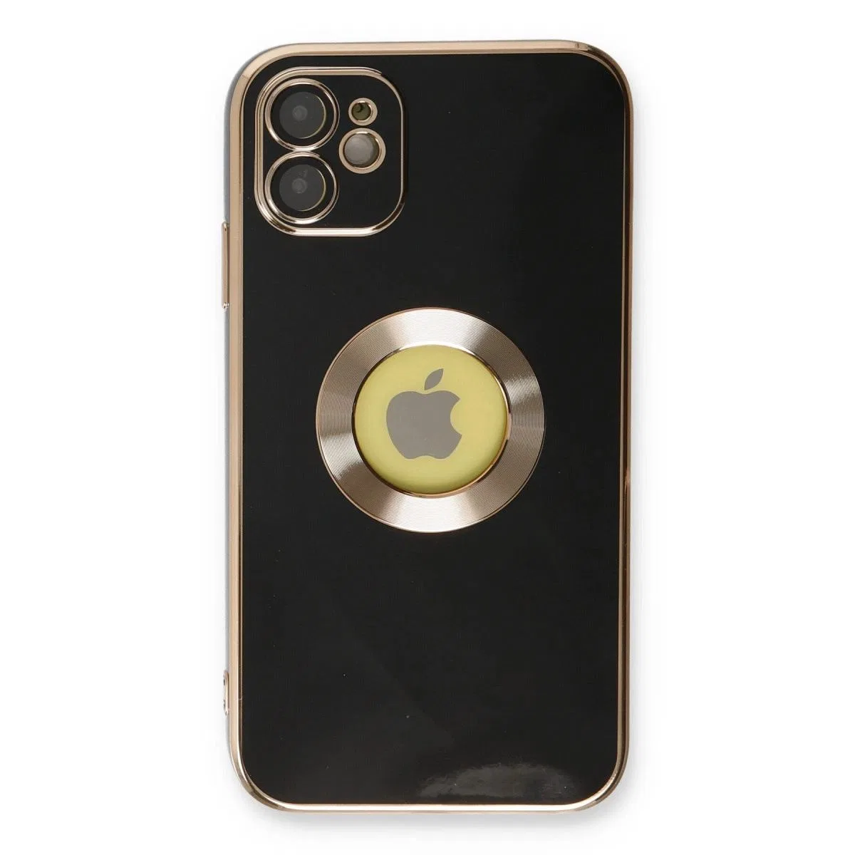 Apple İphone 12 Kılıf Store Silikon - Siyah görsel 4