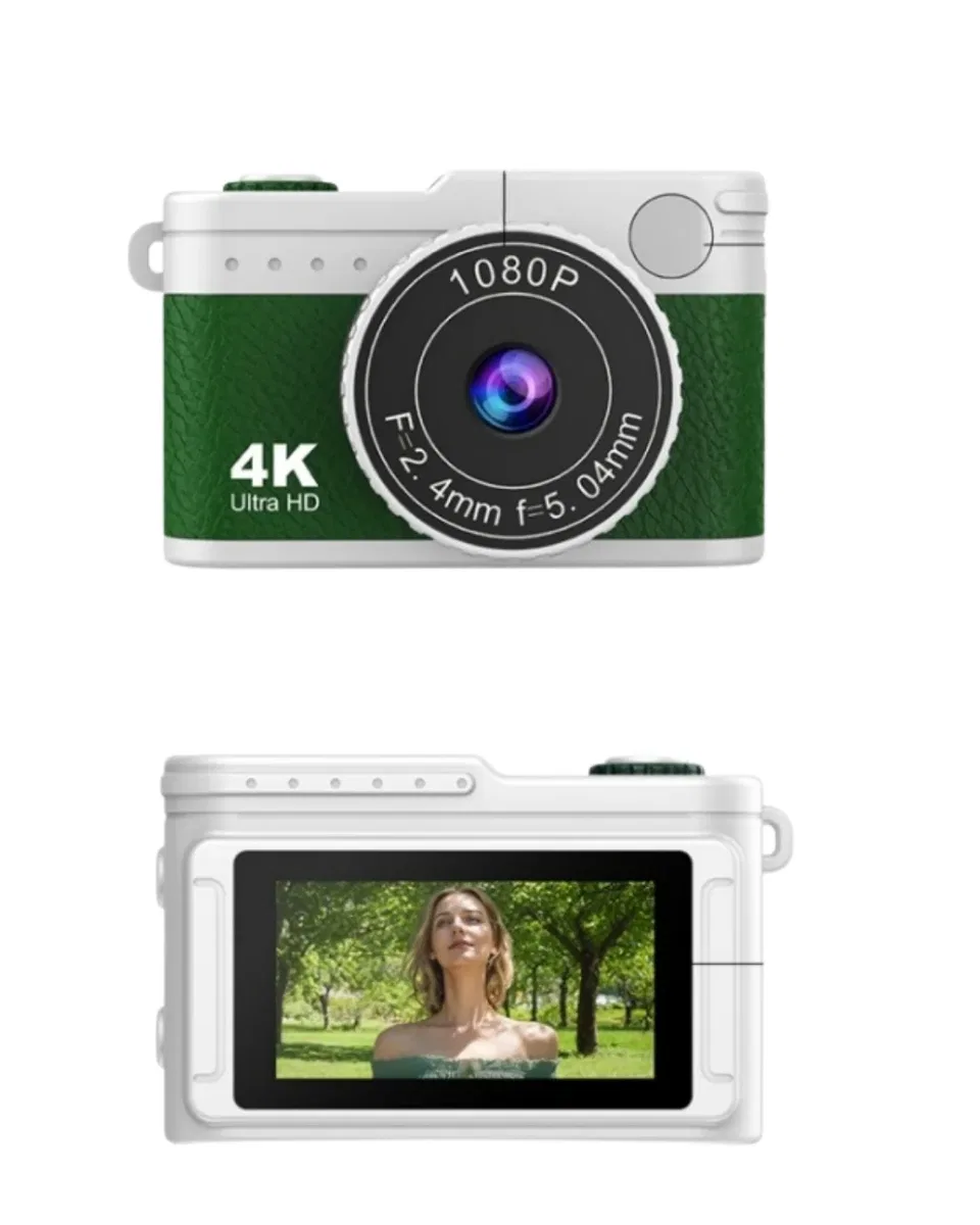 Mini 4K Ultra HD Dijital Kamera 1080P Video IPS Ekran Cep Boy Taşınabilir görsel 3