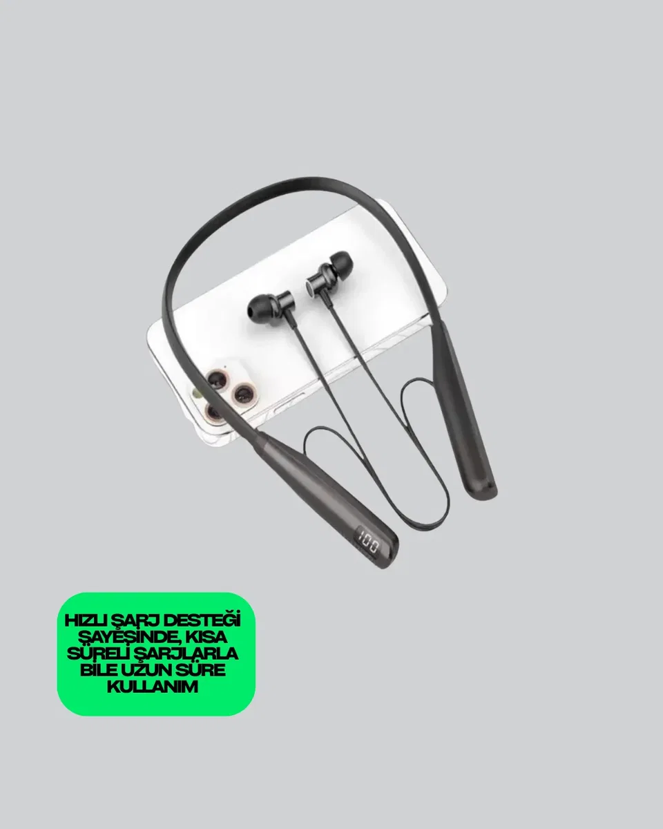 Y12 Bluetooth Kablosuz Kulaklık LCD Pil Ekranı, Kompozit Diyafram, Dokunmatik Panel görsel 3