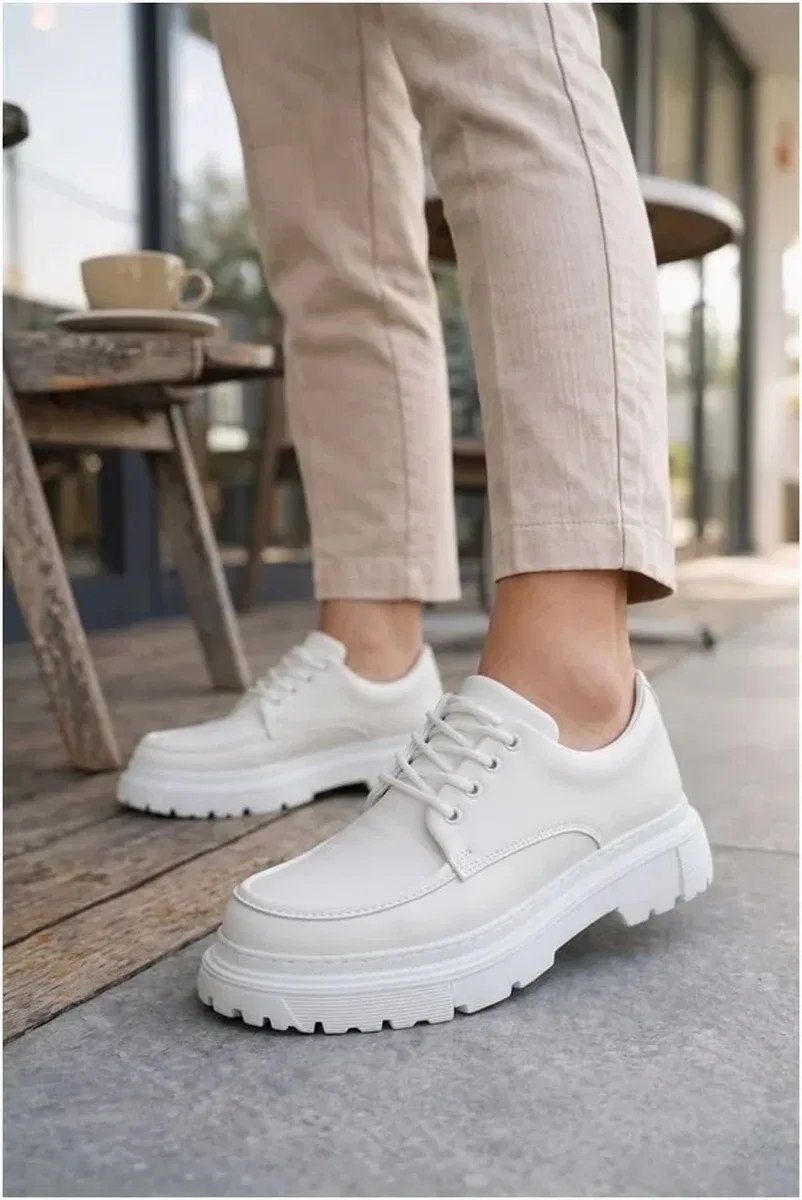 Erkek Ayakkabı Ayakkabı Bağcıklı Klasik Cilt Casual Formlu Dengeli