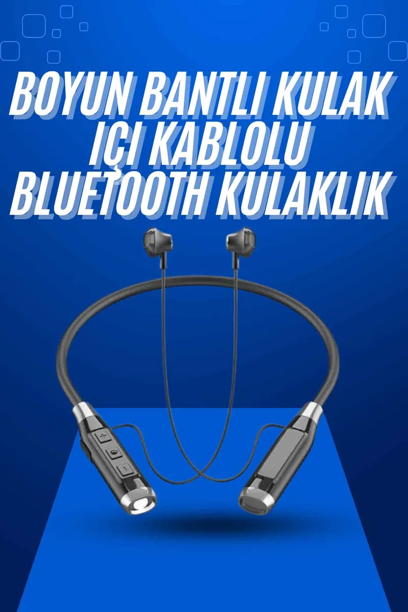 Boyun Bantlı SD Kart Girişli Yüksek Perfomanslı Bluetooth Kulaklık