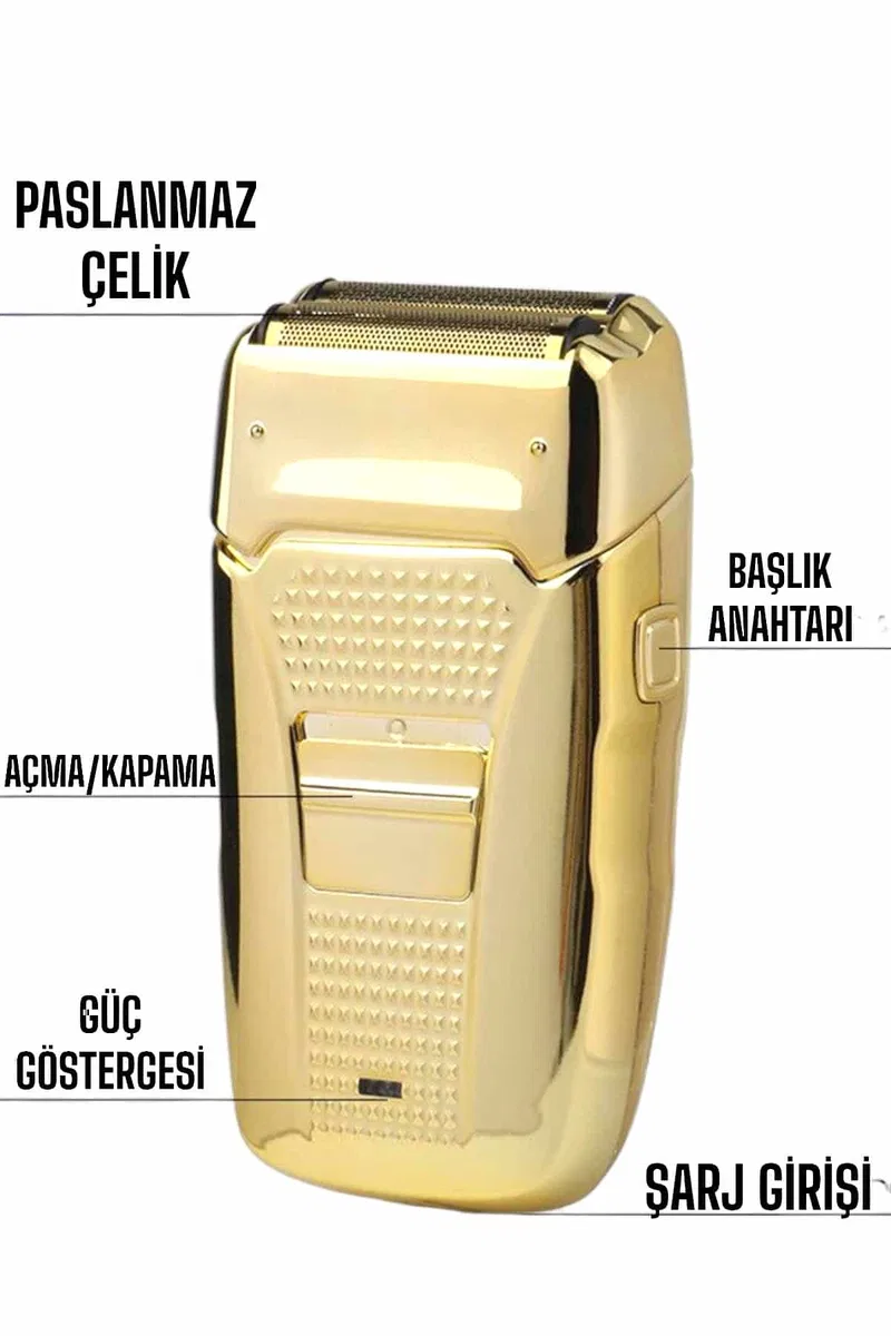 Tıraş Makinesi Sinek Kaydı Saç Sakal ve Vücut Tıraşına Uygun görsel 5