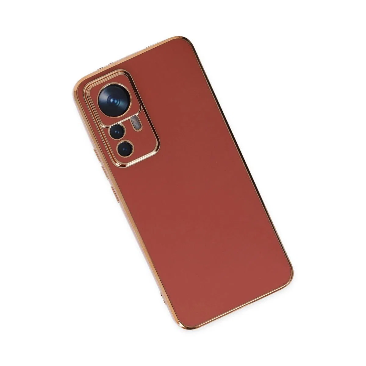 Xiaomi Mi 12t Pro Kılıf Volet Silikon - Kırmızı görsel 3
