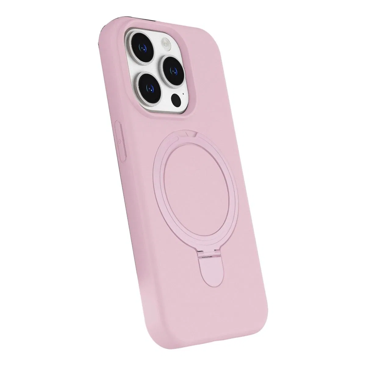Apple İphone 14 Pro Max Regal Magsafe Standlı Kapak - Açık Pembe görsel 2