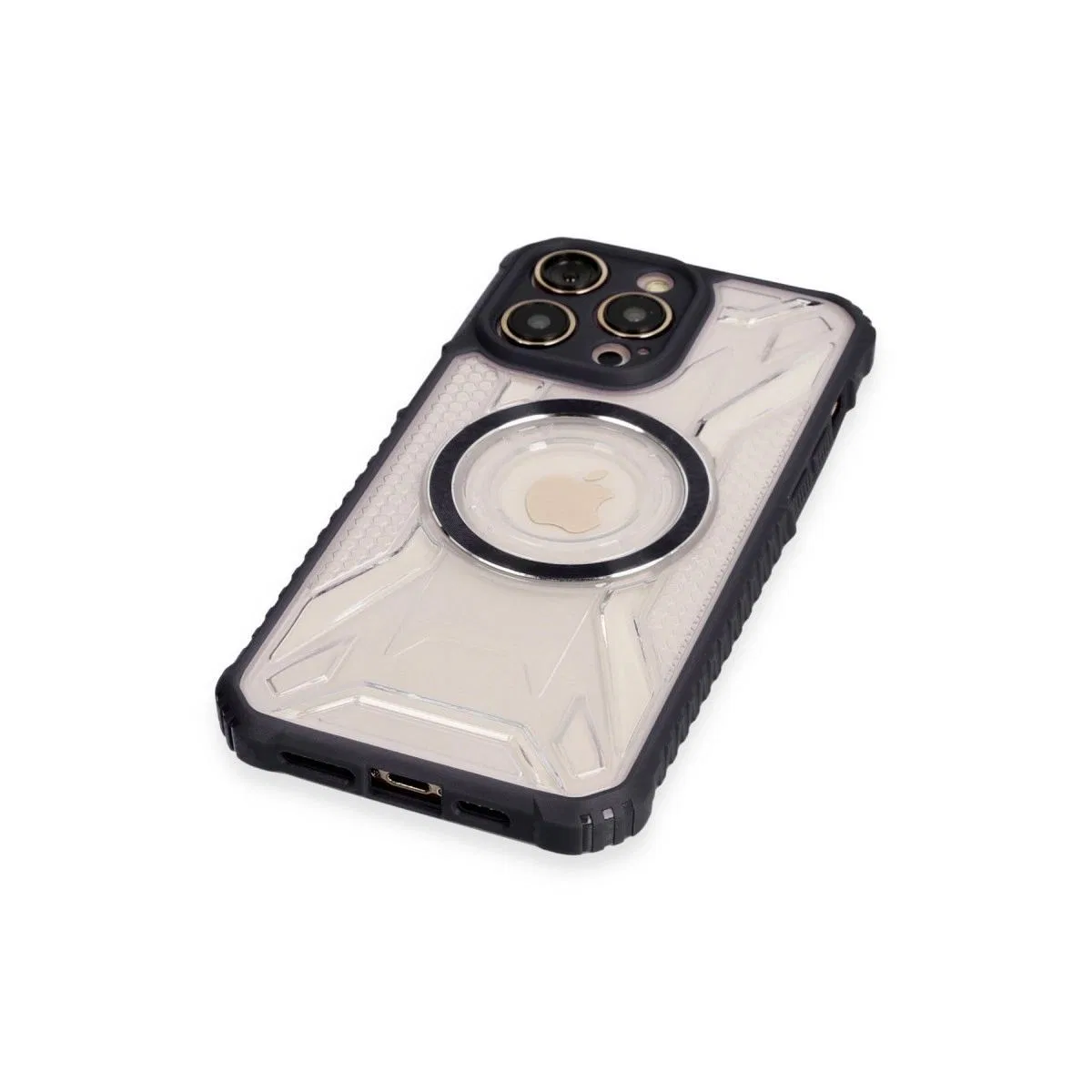 Apple İphone 13 Pro Kılıf Prag Magneticsafe Kapak - Siyah görsel 4