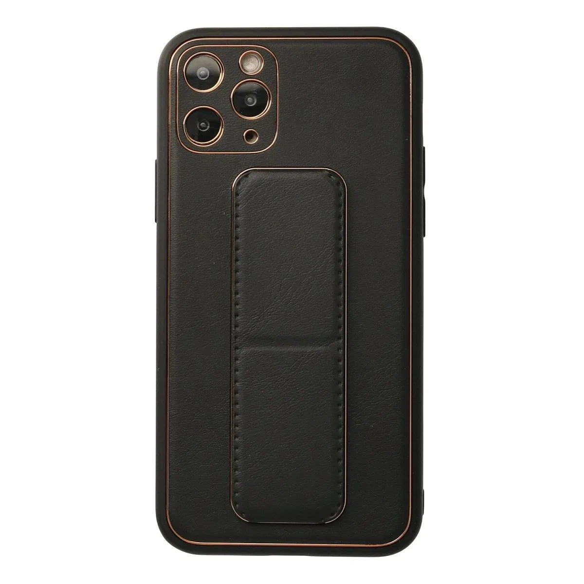 Apple İphone 11 Pro Kılıf Coco Deri Standlı Kapak - Siyah